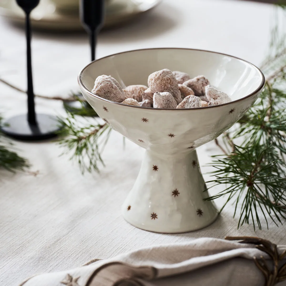 Starry kakefat Ø 15 cm, Hvit House Doctor