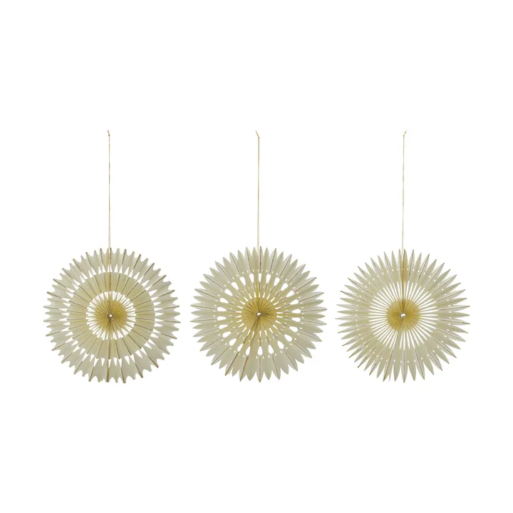 Stelle juleanheng 3 deler - Off-White, Ø30 c, - House Doctor