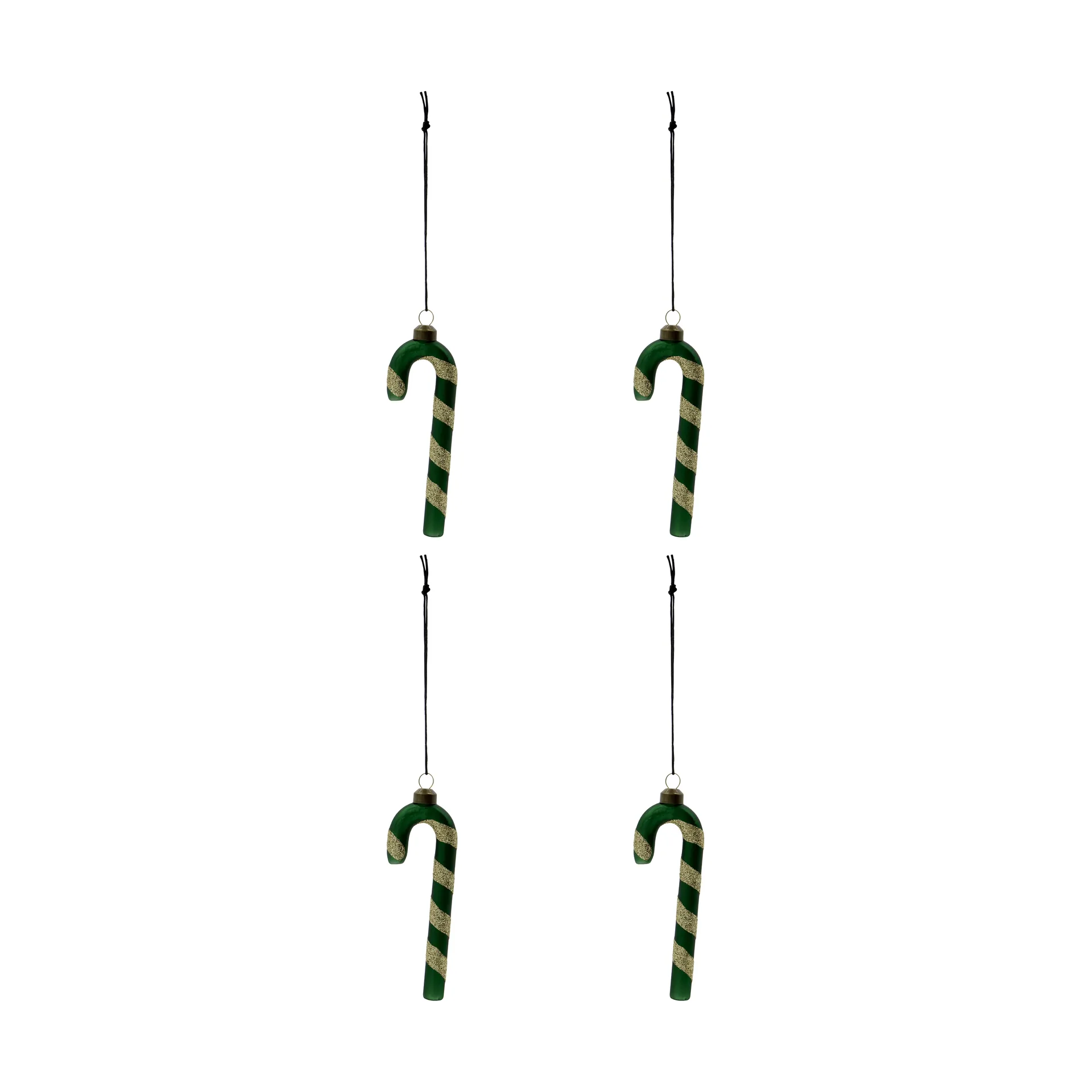 Stick juleanheng 4‑pk, Grønn House Doctor
