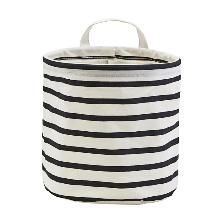 Stripes Storage kurv, Svart-hvit House Doctor