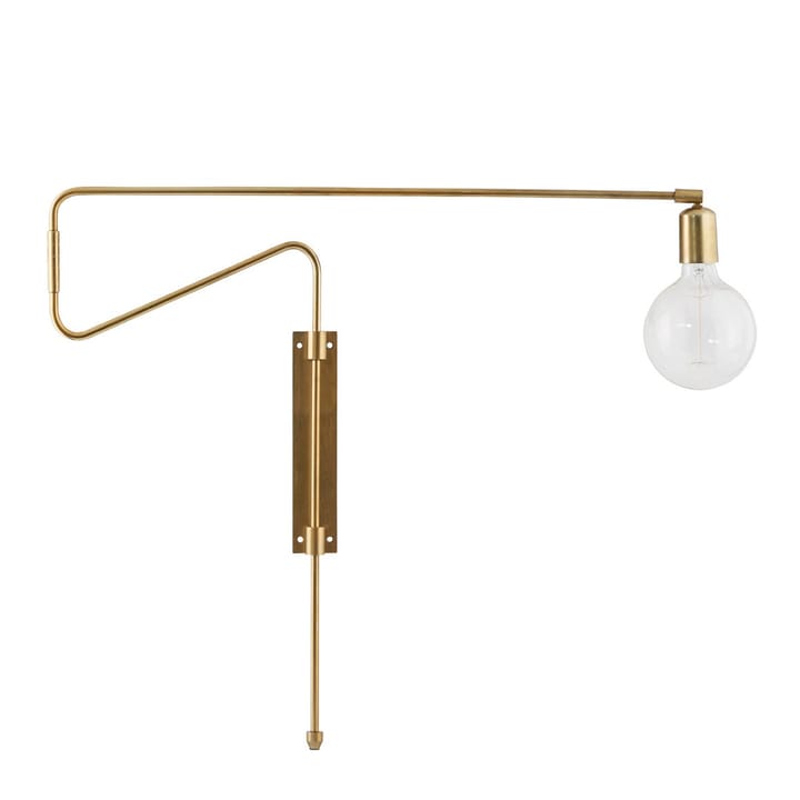 Swing vegglampe messing - stor, 70 cm - House Doctor