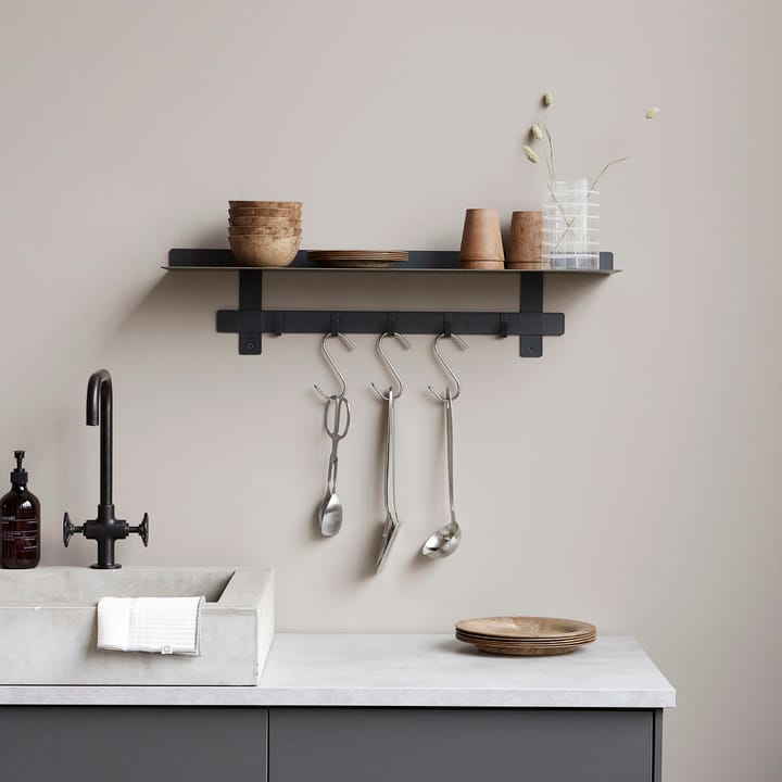 Tag hatthylle 80 cm, Svart House Doctor
