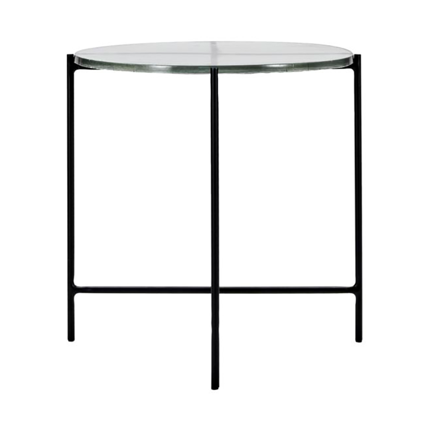 Tamu sidebord Ø40x40 cm Svart-glass
