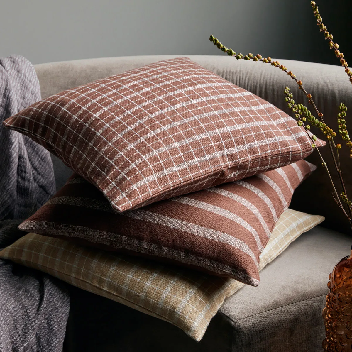 Thame putevar rutete 50 x 50 cm, Brown House Doctor