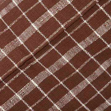 Thame putevar rutete 50 x 50 cm - Brown - House Doctor