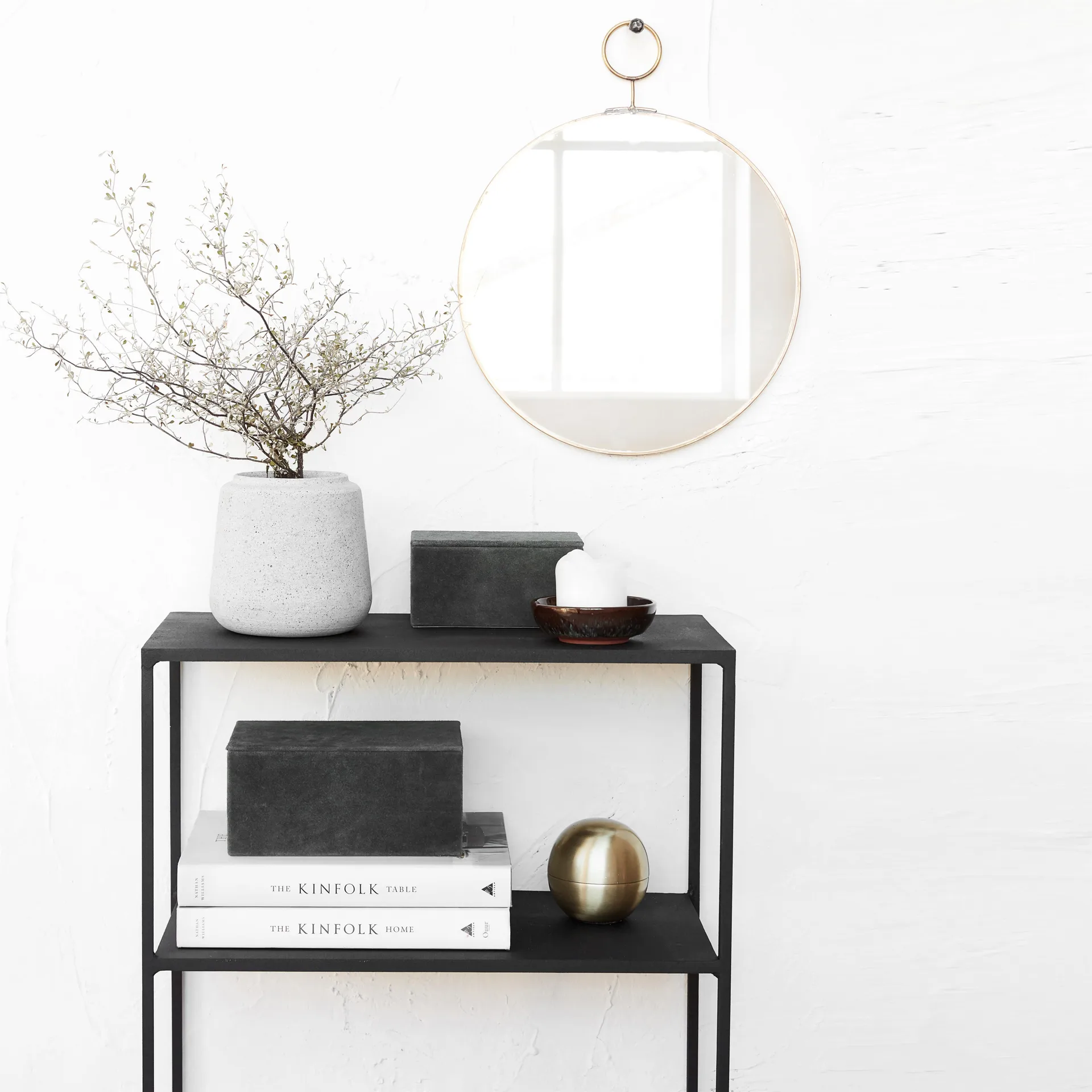 The Loop speil, Ø 32 cm House Doctor
