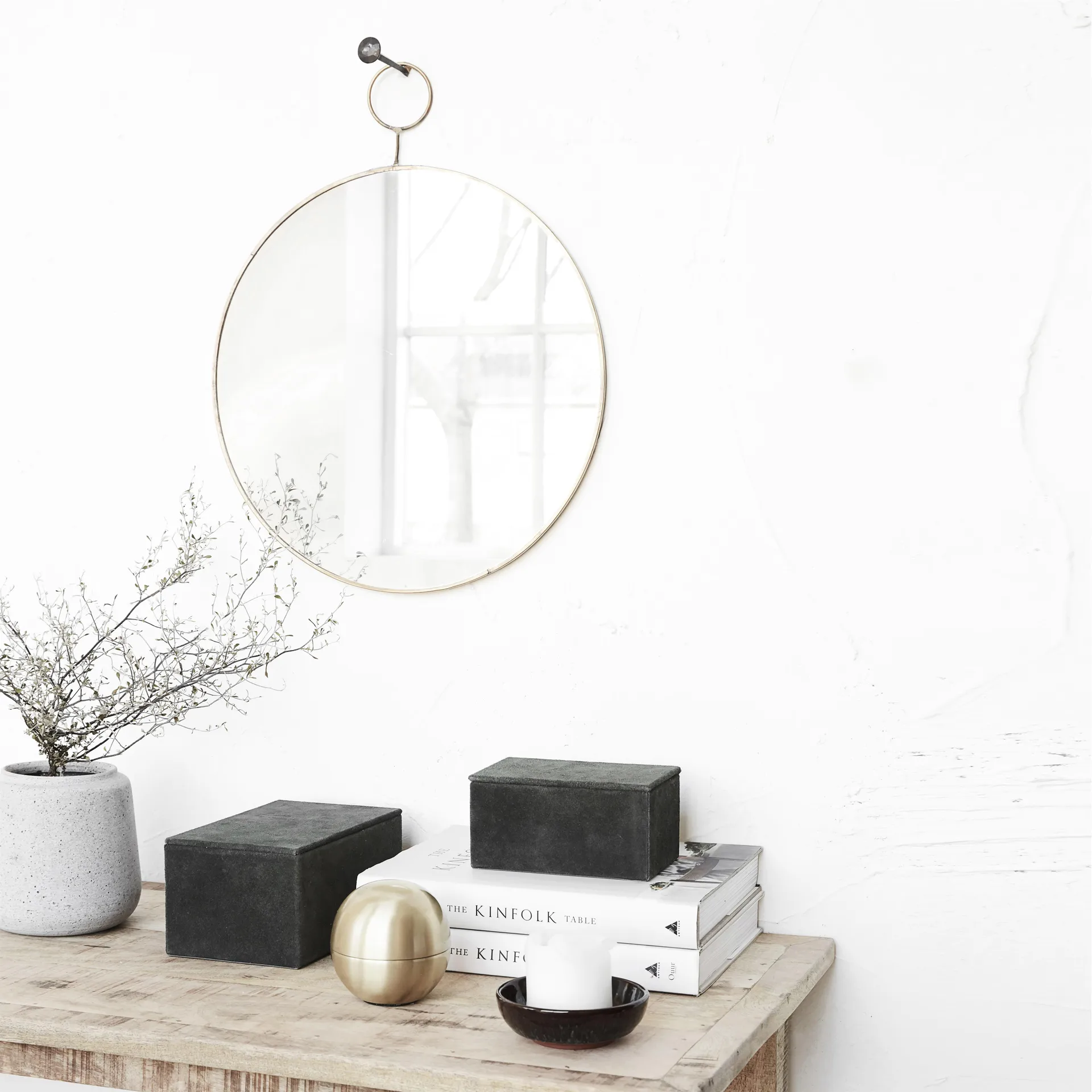 The Loop speil, Ø 38 cm House Doctor