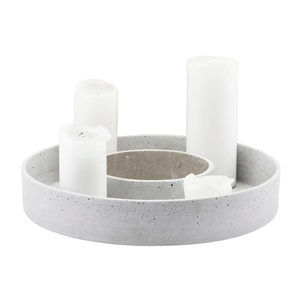 The Ring adventslysestake for kubbelys, Betong House Doctor