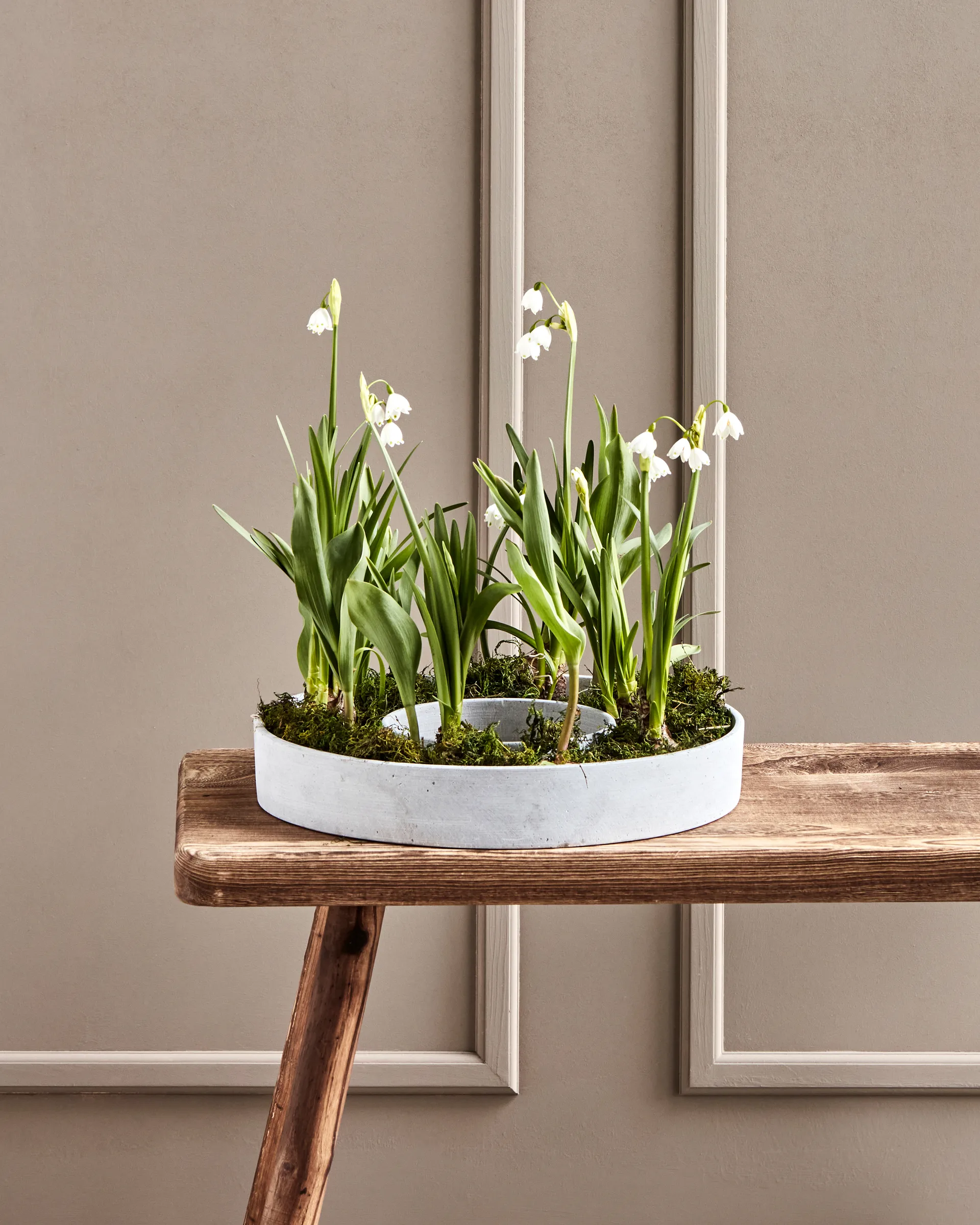 The Ring lysestake for kubbelys, Betong House Doctor