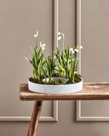 The Ring lysestake for kubbelys - Betong - House Doctor