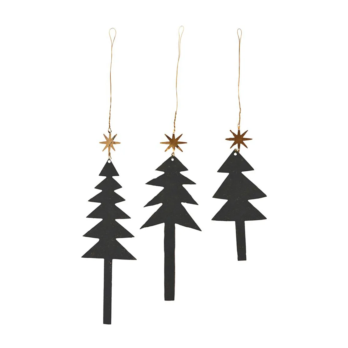 Tree with Star juleanheng 3-pakning, Sort House Doctor