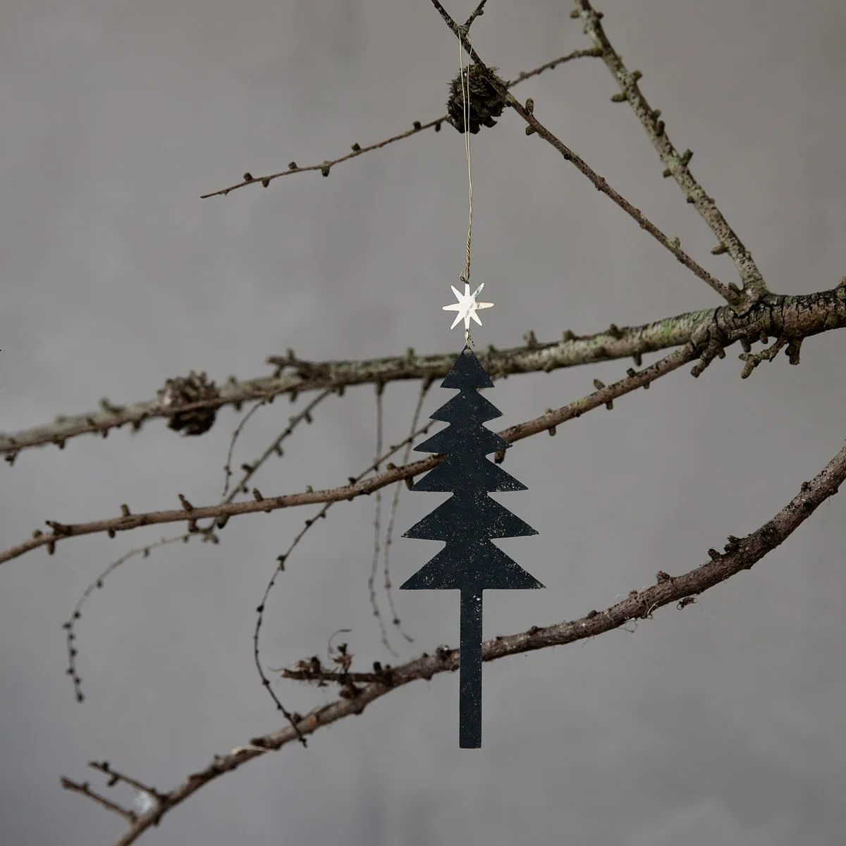 Tree with Star juleanheng 3-pakning, Sort House Doctor
