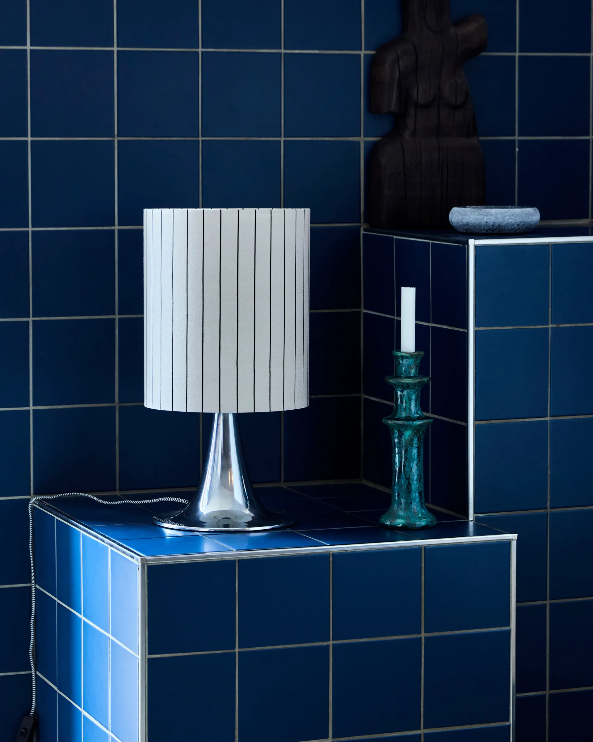 Tulip bordlampe 50 cm, Sølvfinish House Doctor