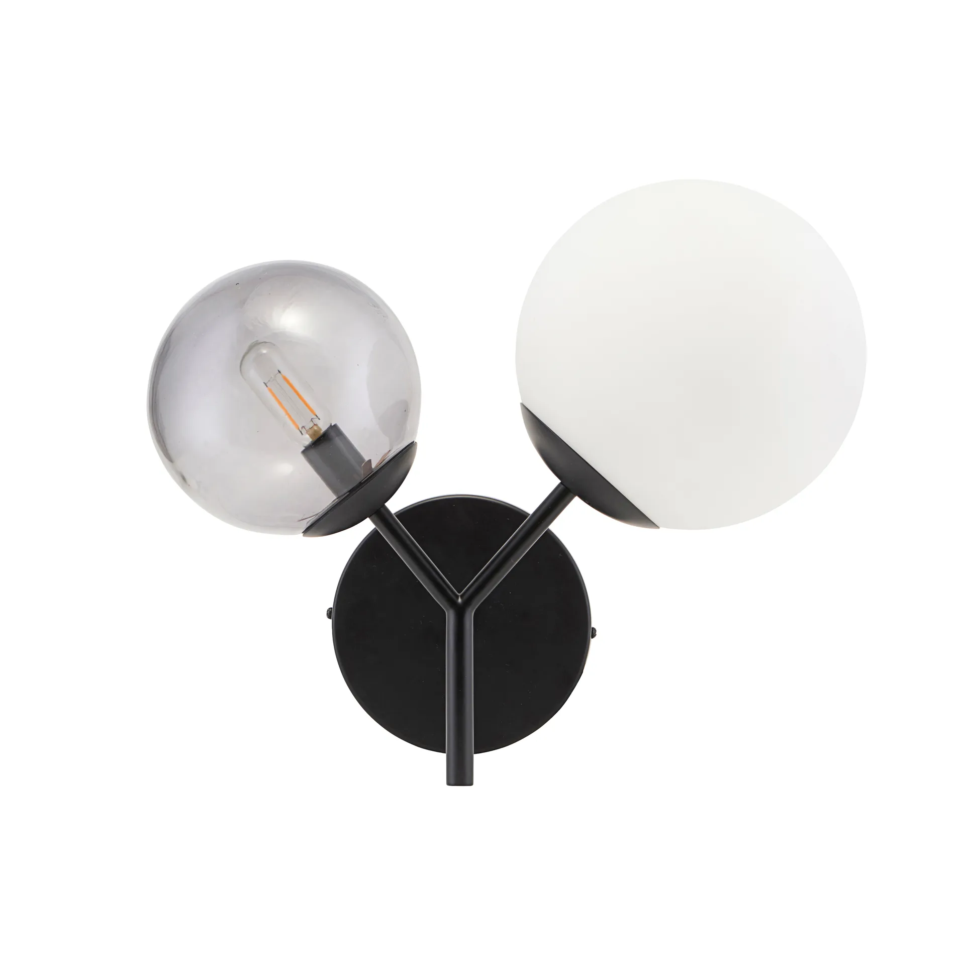 Twice vegglampe, Svart House Doctor