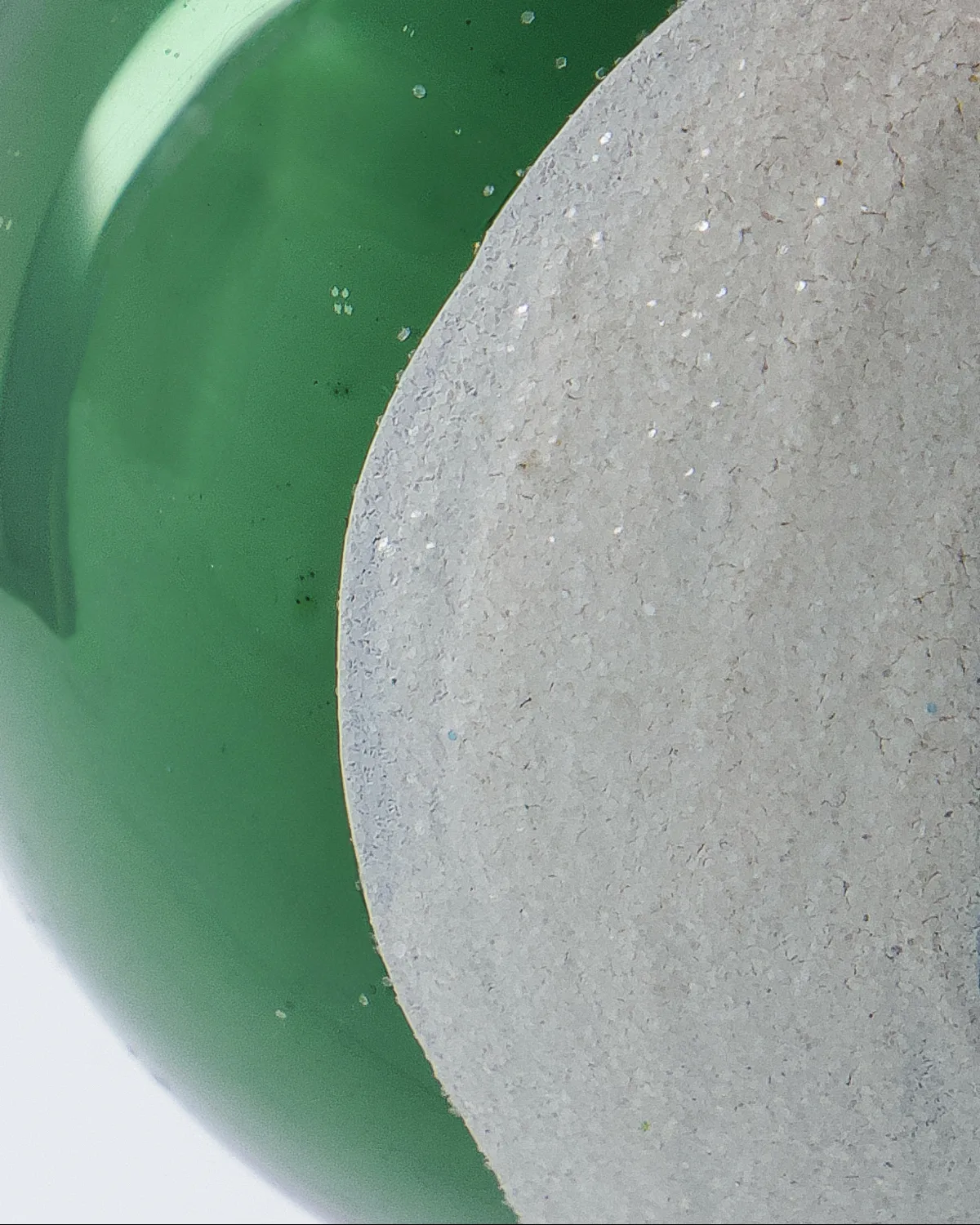 Twister juletrekule Ø6 cm 4-pakn., Grønn-hvit House Doctor