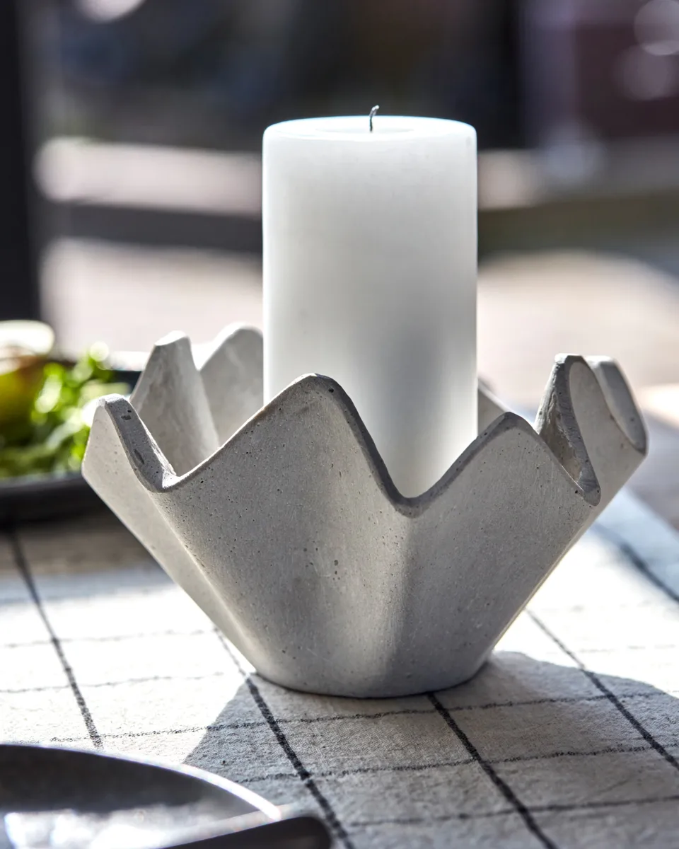 Vaso telysholder, Grå House Doctor