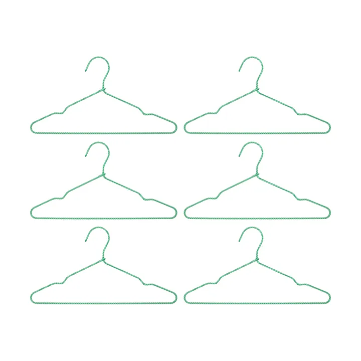 Wire kleshenger 6 stk. - Grønn - House Doctor