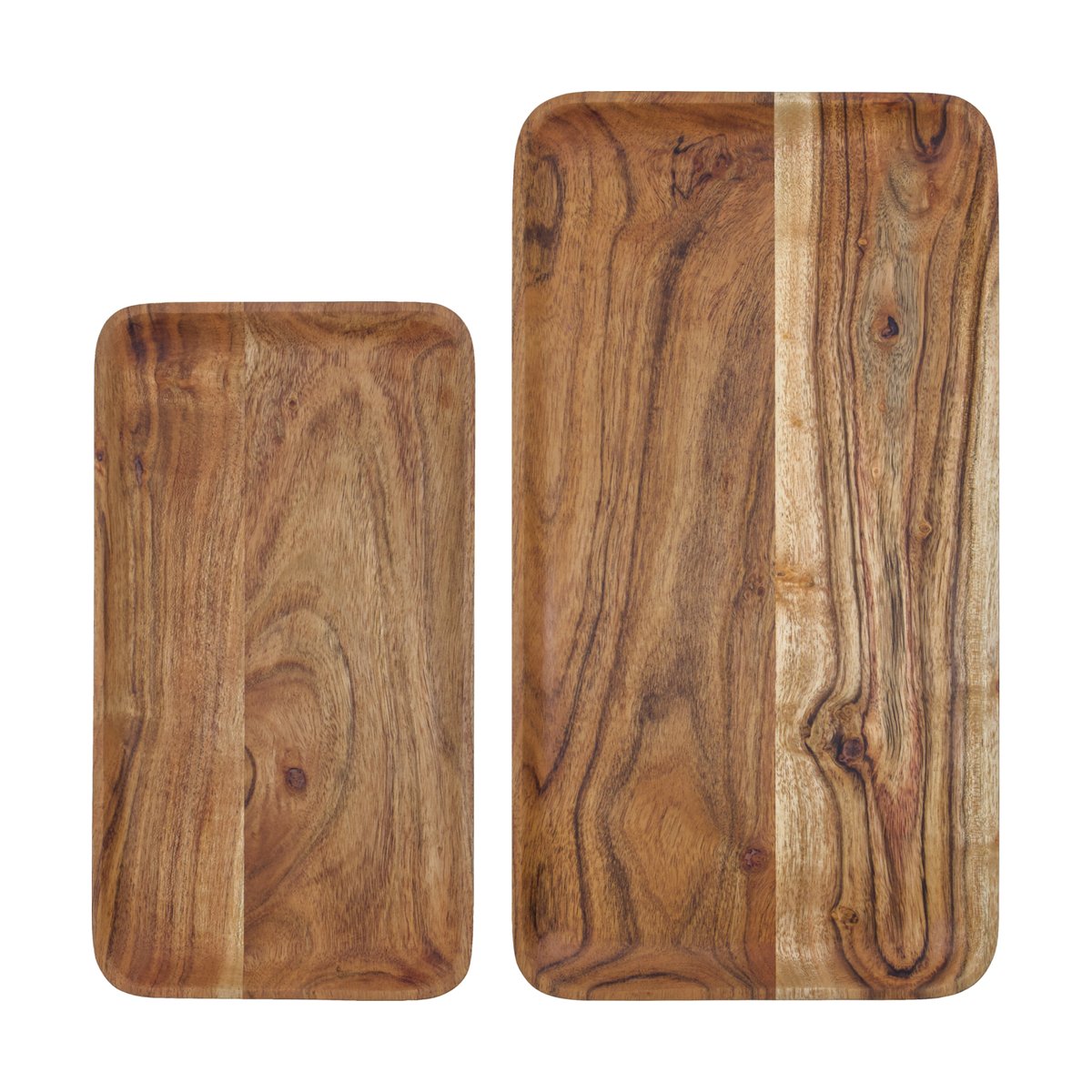 House Doctor - Wood brett 33x18/43x23 cm 2 stk akasie