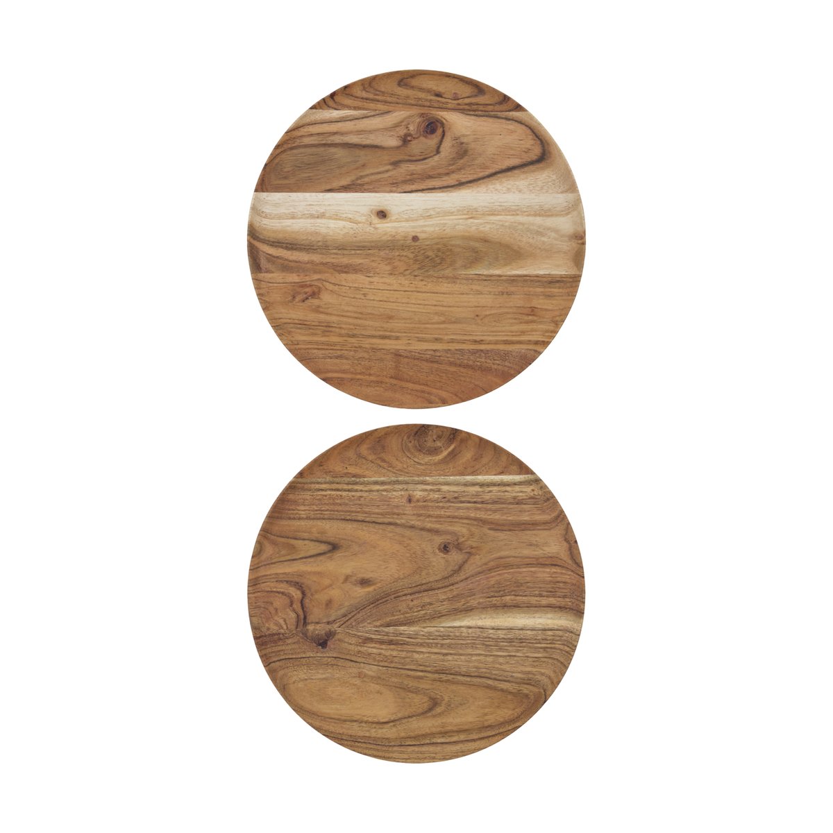 House Doctor Wood brett Ø25 cm 2-pakning Natur