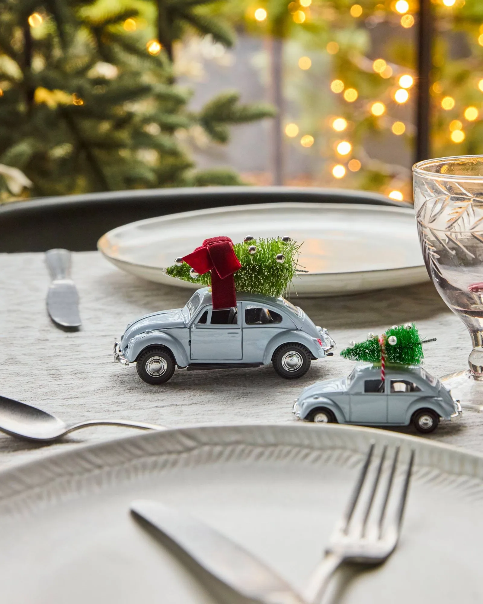Xmas car juledekorasjon, Lyseblå House Doctor