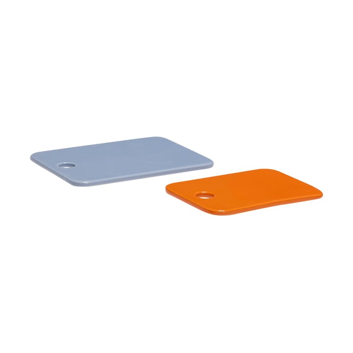 Amare keramikbrett sett 2 deler - Blue-orange - Hübsch