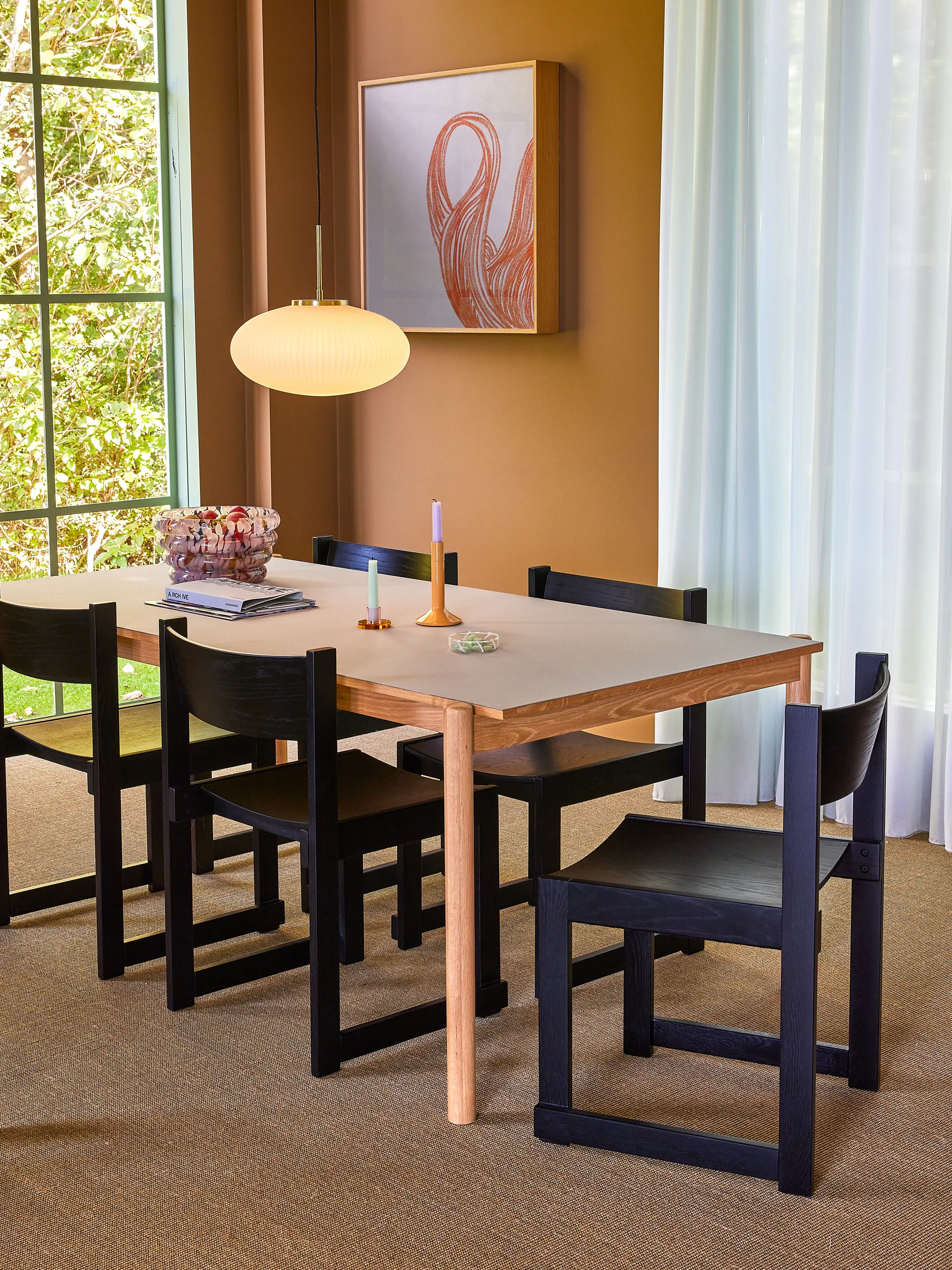 Astra lysestake small, Blue-green Hübsch Interior