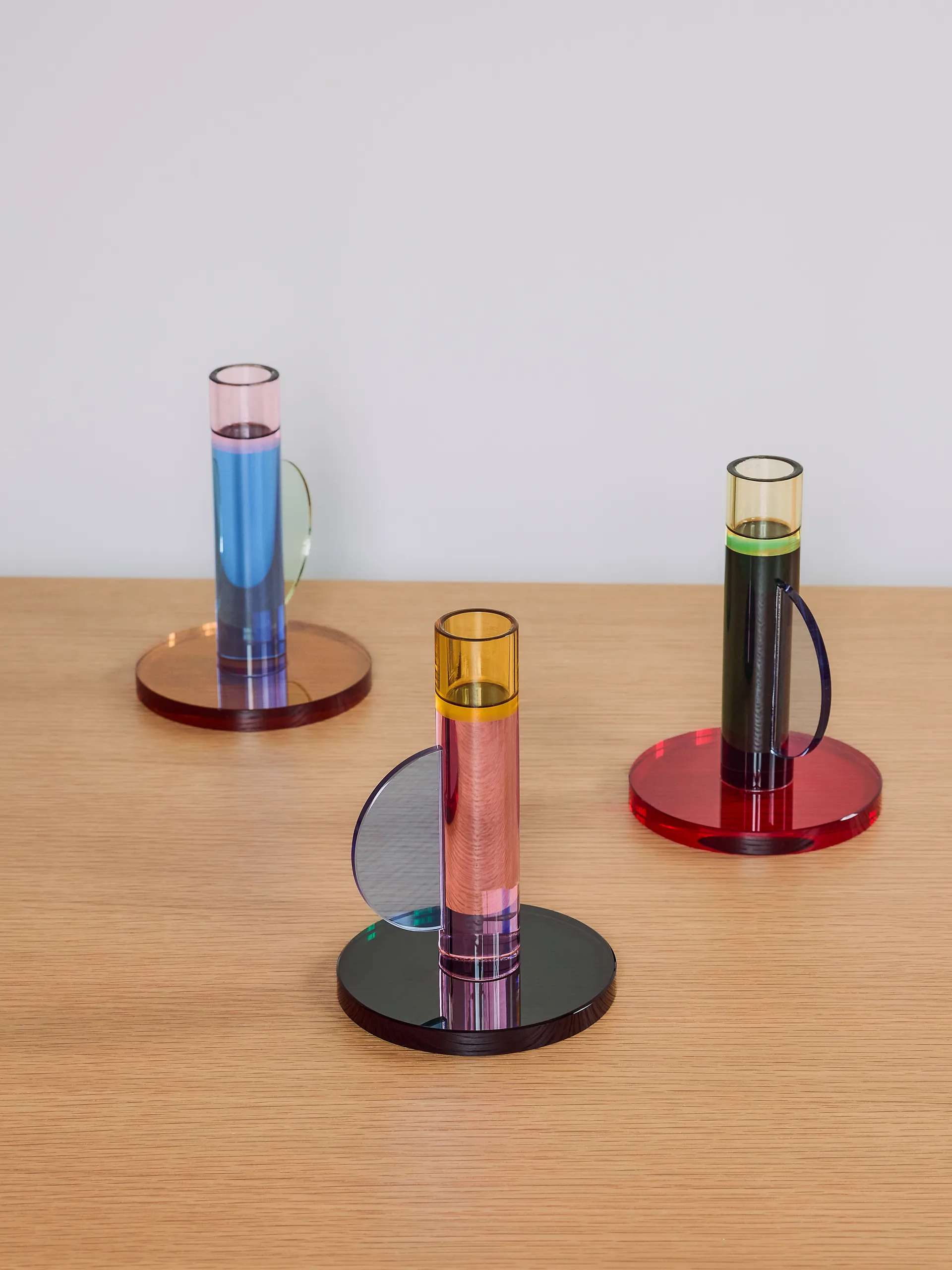 Astro lysestake, Pink Hübsch Interior