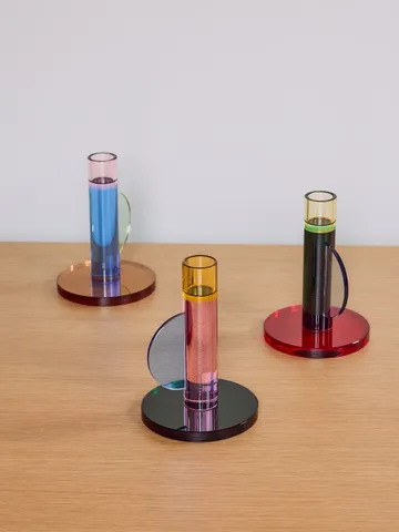 Astro lysestake - Pink - Hübsch Interior