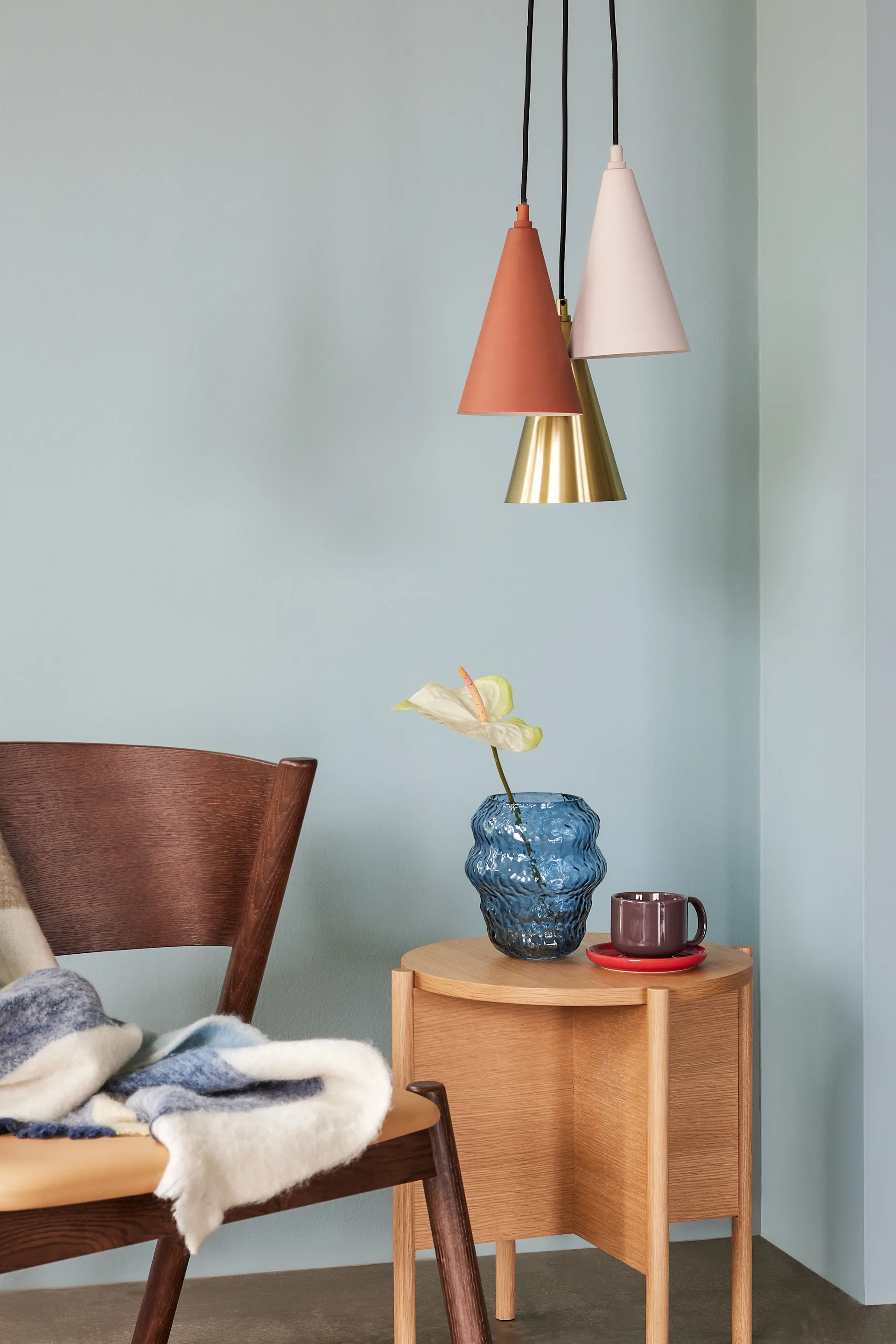 Aurora vase, Blue Hübsch Interior