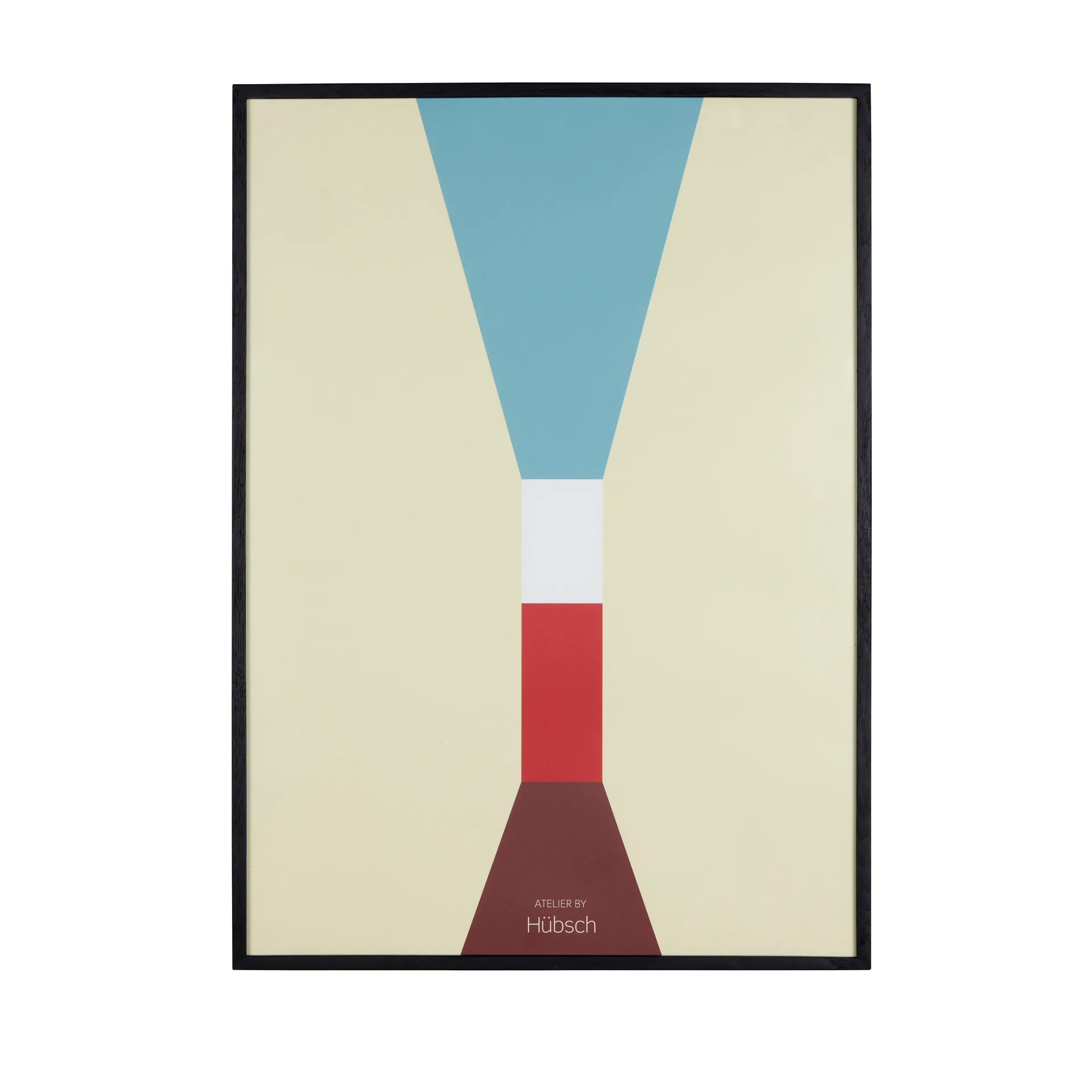 Bilde med tre ramme stor, Svart Hübsch Interior