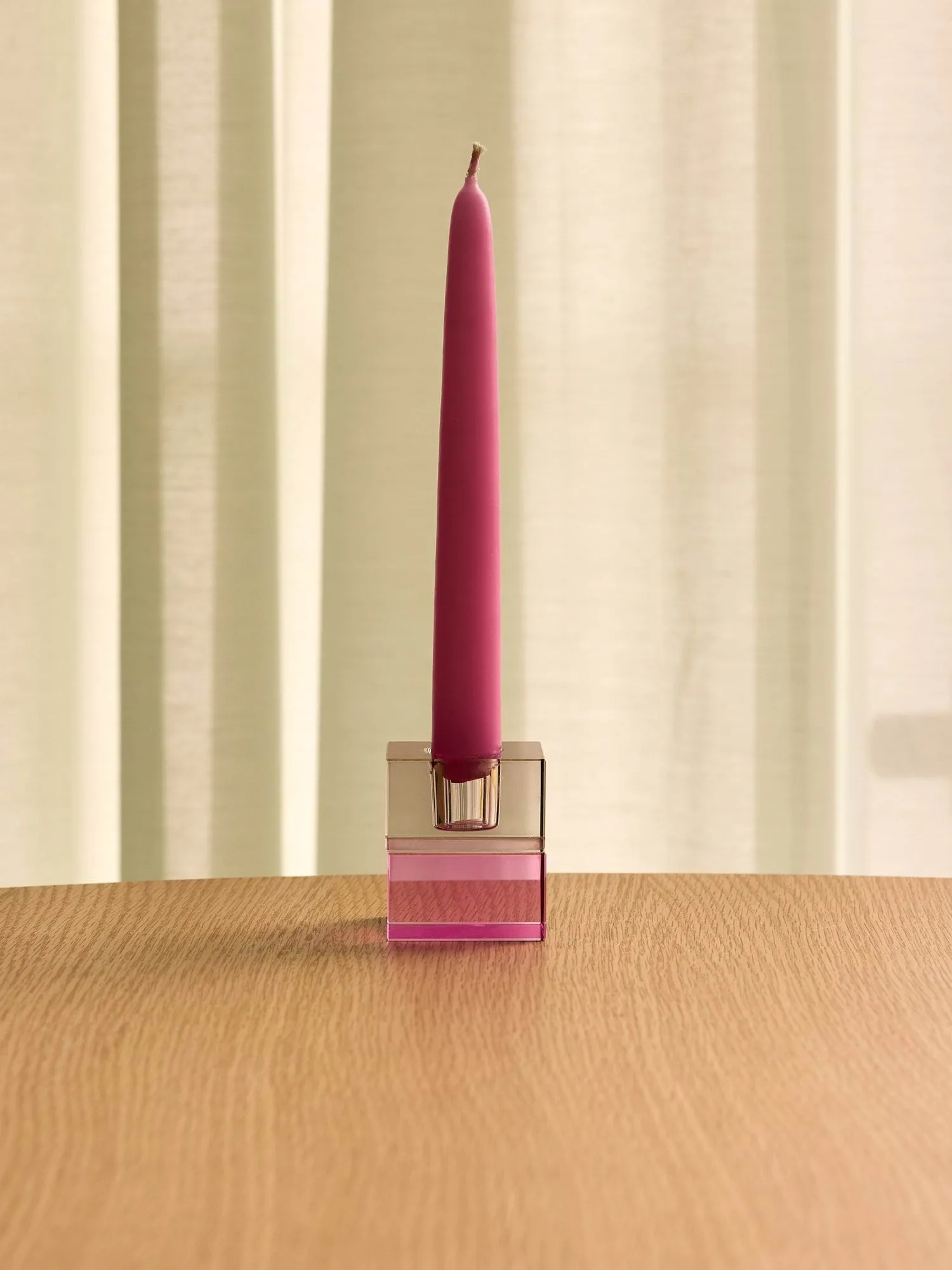 Block lysestake 2 deler, Brown-green, gray-pink Hübsch Interior