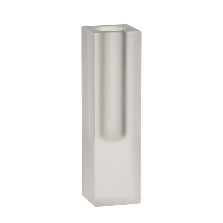 Block vase slim 18 cm - Frostet glass - Hübsch