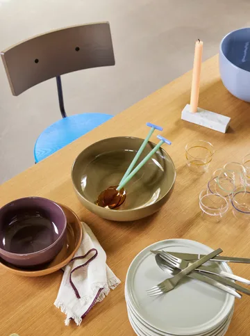 Brick lysestake - White - Hübsch Interior