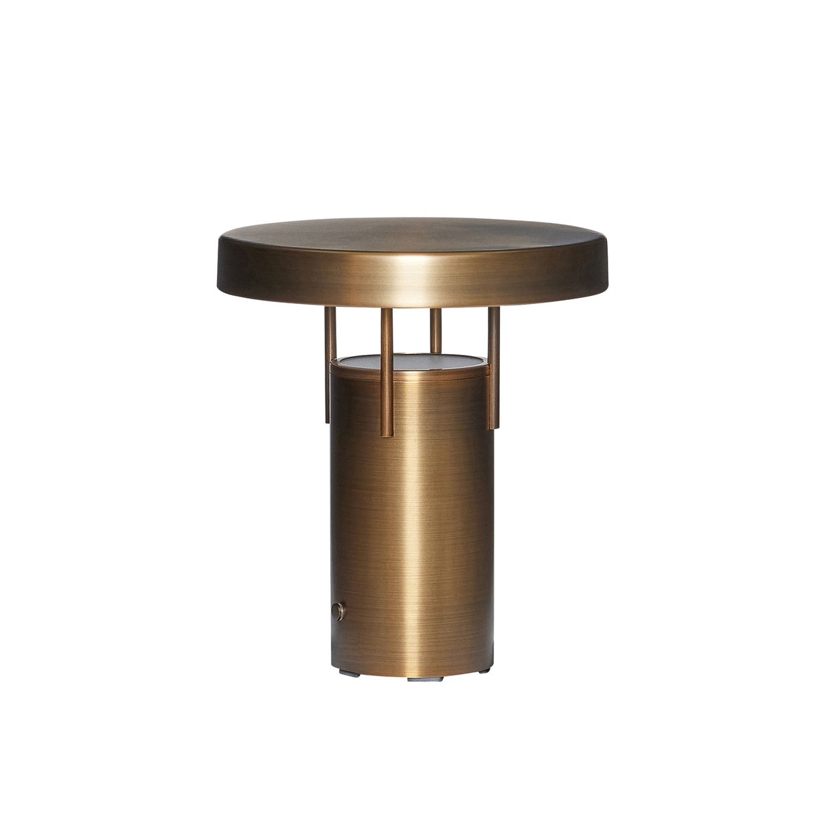 Bilde av Hübsch BringMe mini portabel bordlampe Burnished brass