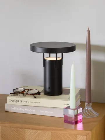 BringMe portable bordlampe - Matt black, mini 20 cm - Hübsch Interior
