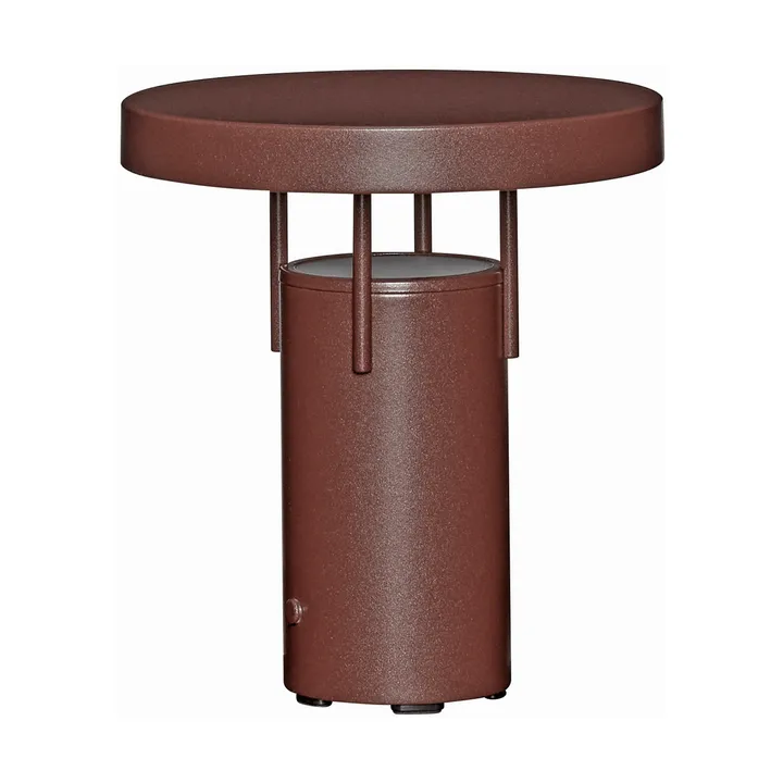 BringMe portable bordlampe - Metallic burgunder, mini 20 cm - Hübsch