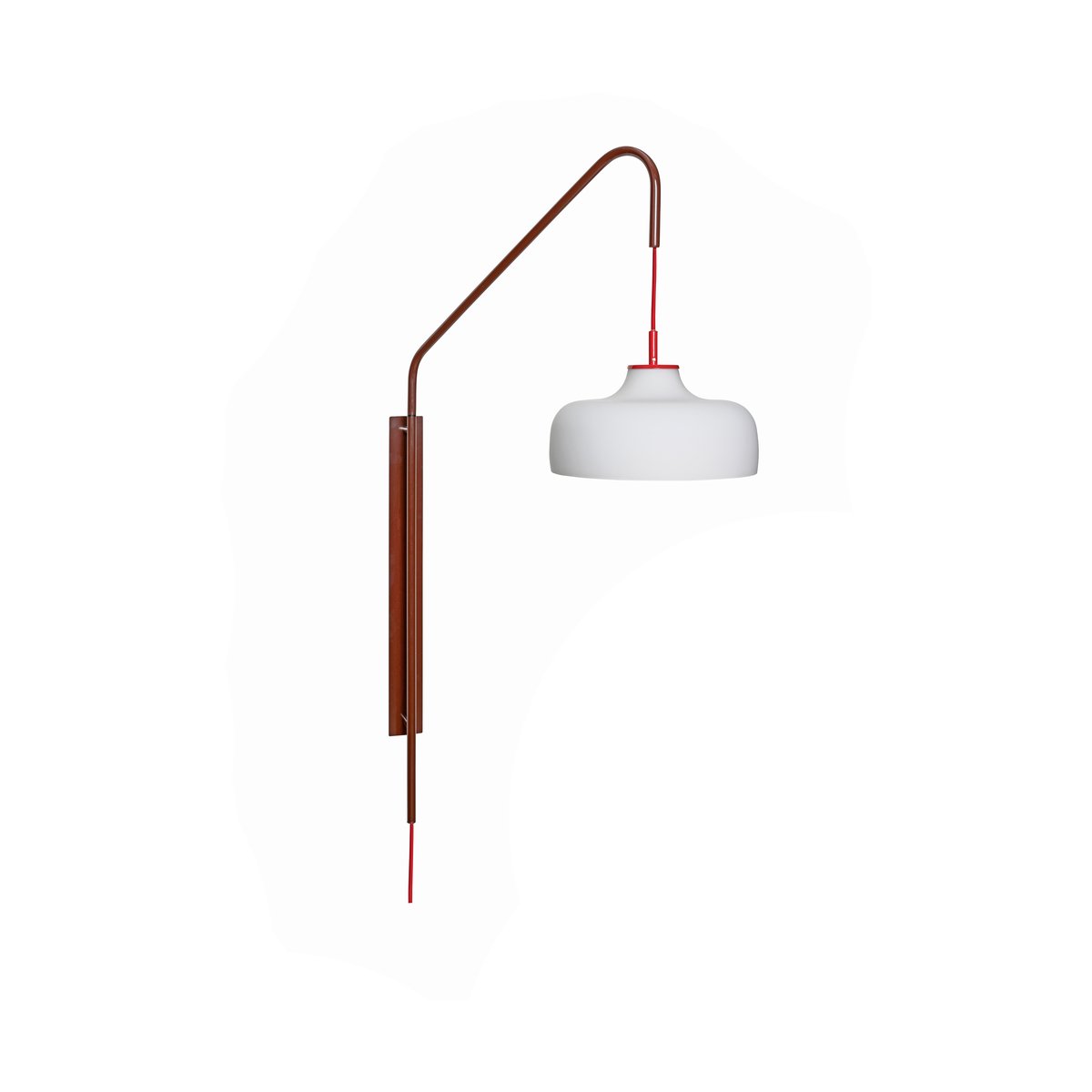 Bilde av Hübsch Current vegglampe Red