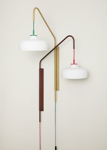 Current vegglampe - Red - Hübsch Interior