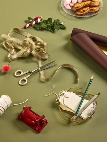 Heir oppbevaringskrukke lav - Yellow - Hübsch Interior