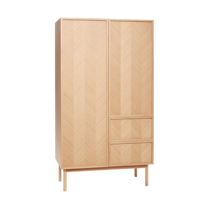 Herringbone garderobe stor - Eik - Hübsch