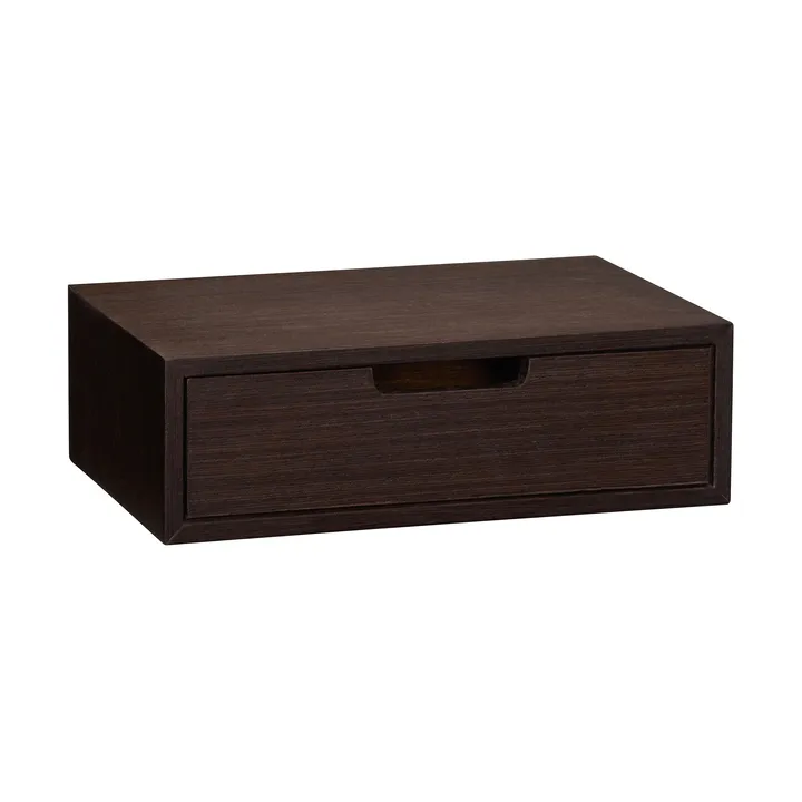 Hide oppbevaringsboks - Dark oak, 30x20x10 cm - Hübsch
