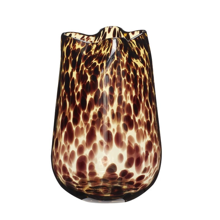 Hübsch Vase 28 cm, Gul-brun Hübsch Interior