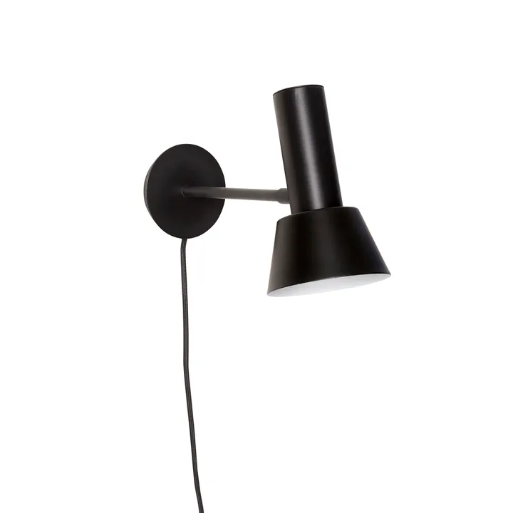 Hübsch vegglampe H20 cm - Svart - Hübsch