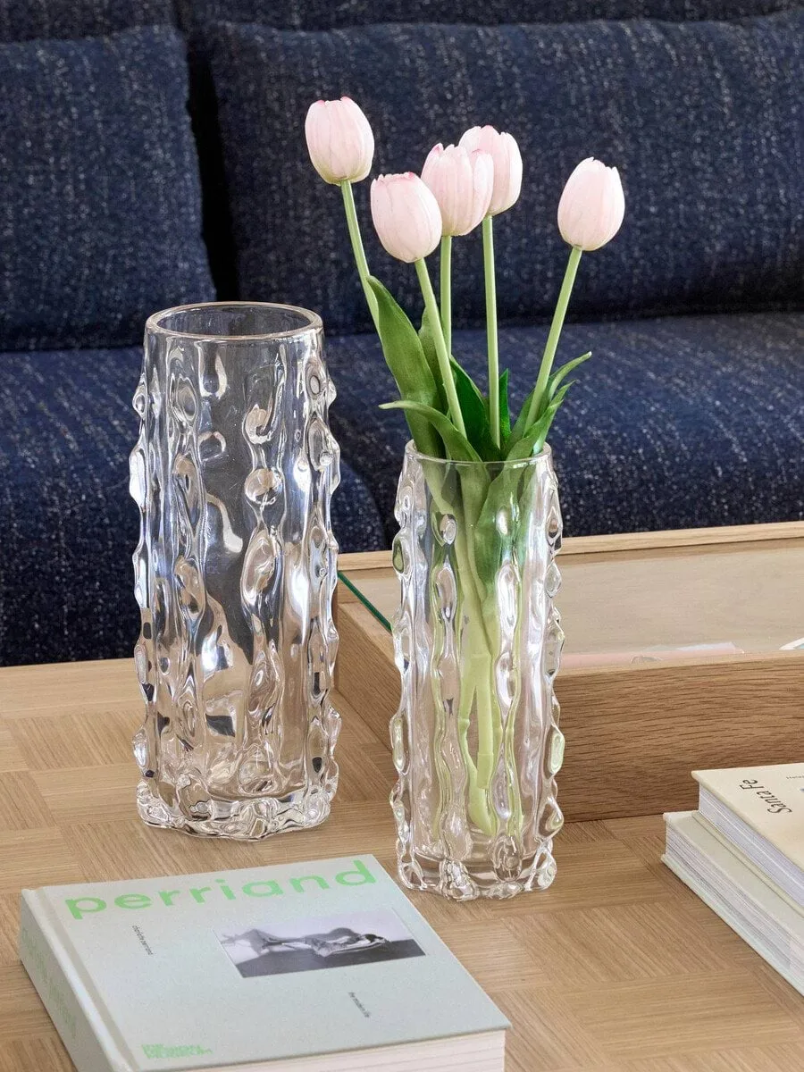 Kawa vase, Klar, 2 deler Hübsch