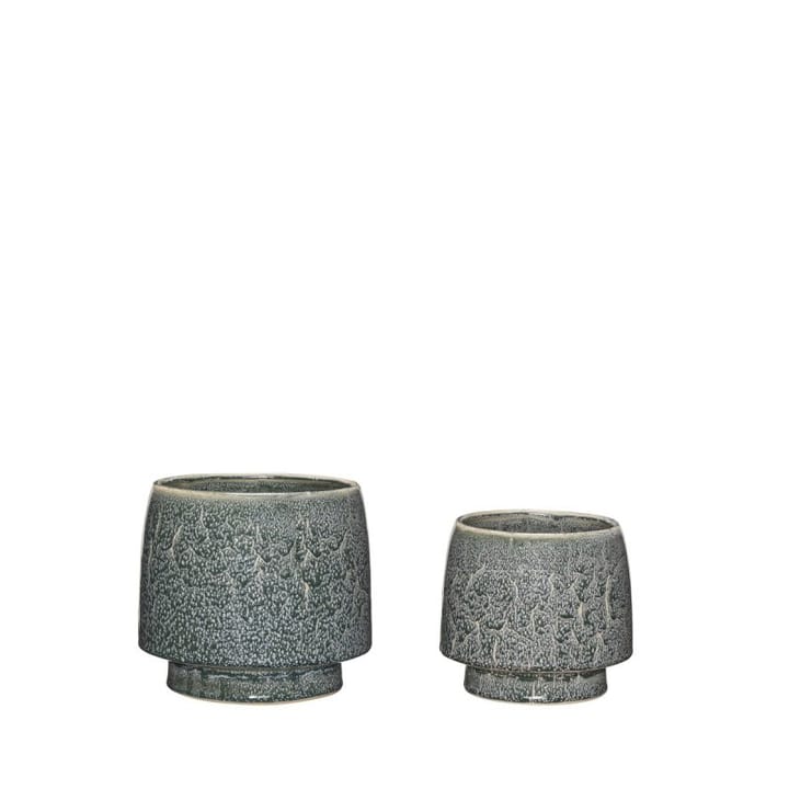 Lava potter 2-pakning, Petrol Hübsch Interior