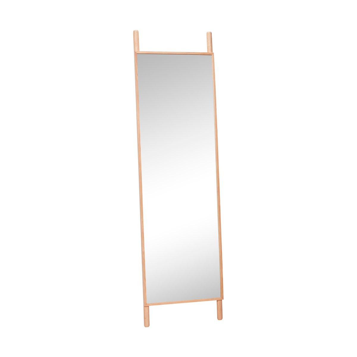 Hübsch Lean gulvspeil Eik | Skandinavisk Design | Gulvspeil | Beige