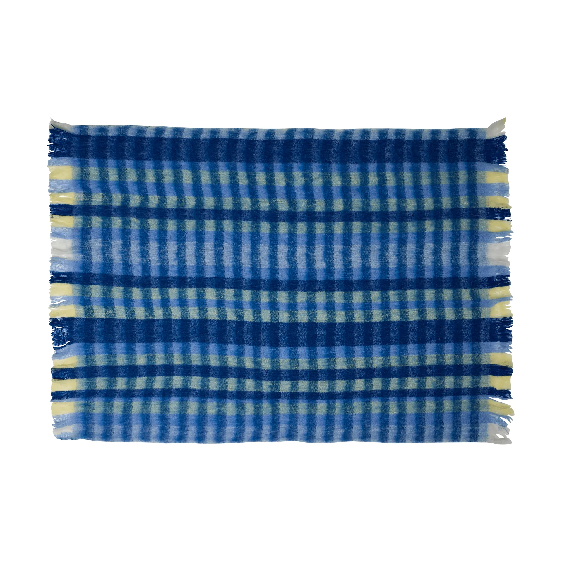 Loom pled, Blue, 140x200 cm Hübsch Interior