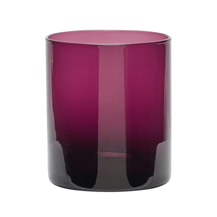 Lyslykt Ø9 cm - Lilla - Hübsch