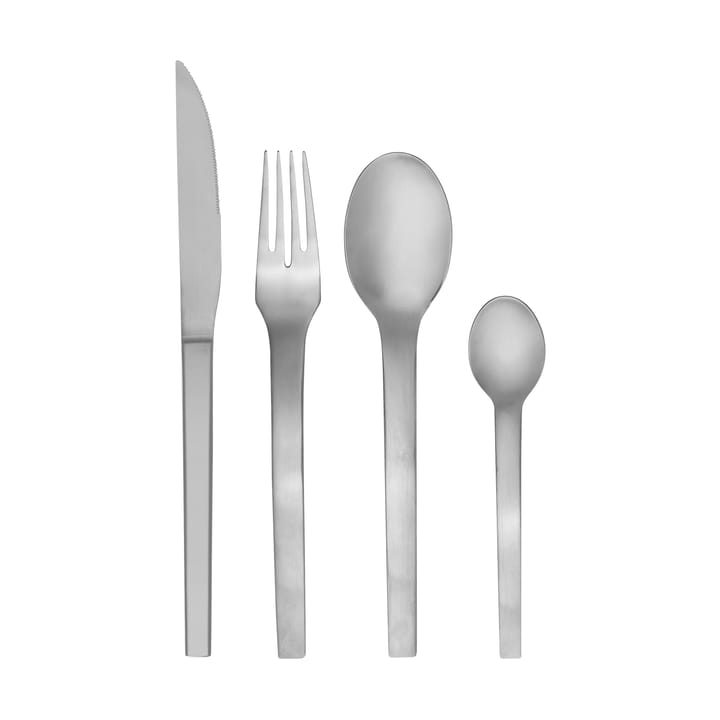 Mano bestikksett 16 deler - Brushed - Hübsch