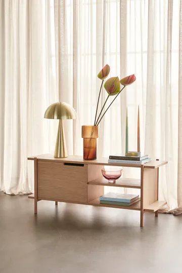 Mush bordlampe - Brass, tall 50 cm - Hübsch Interior